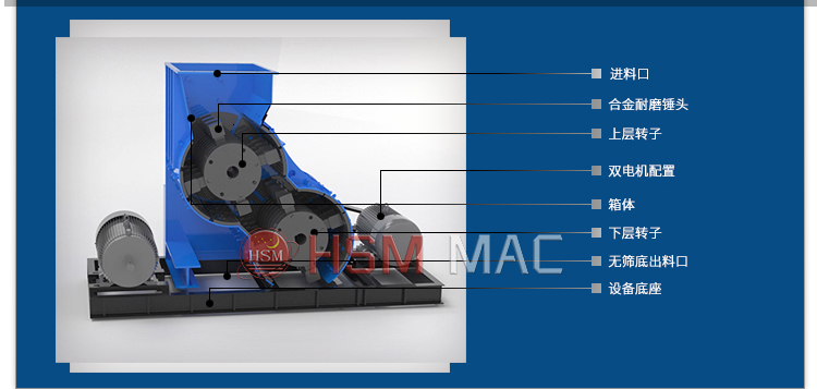 雙級(jí)破碎機(jī)結(jié)構(gòu)